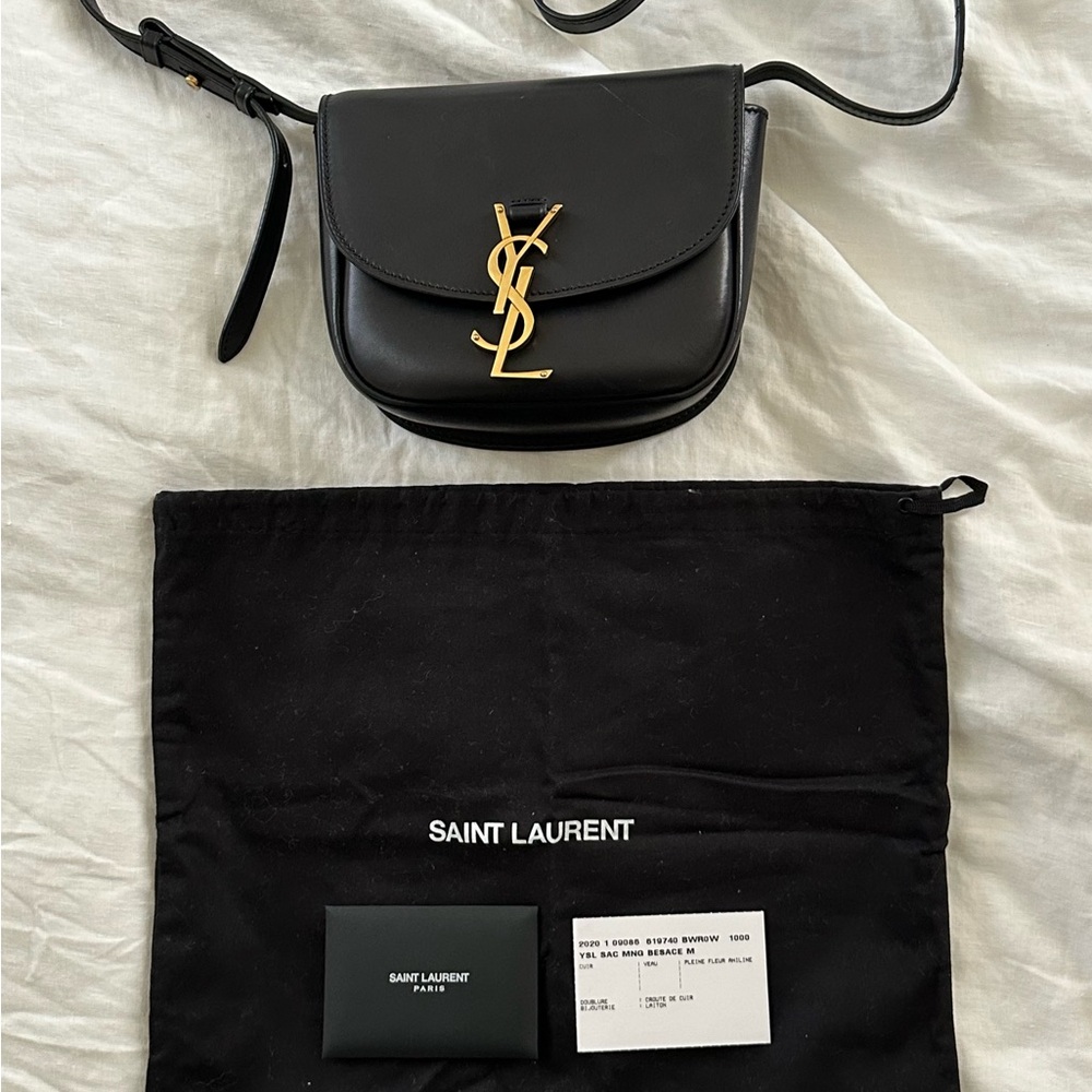 Saint Laurent Kaia Small Satchel In Smooth Leather - Main Image